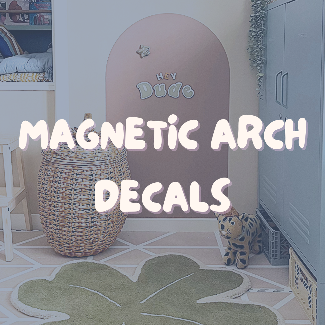 MAGNETIC ARCH DECALS